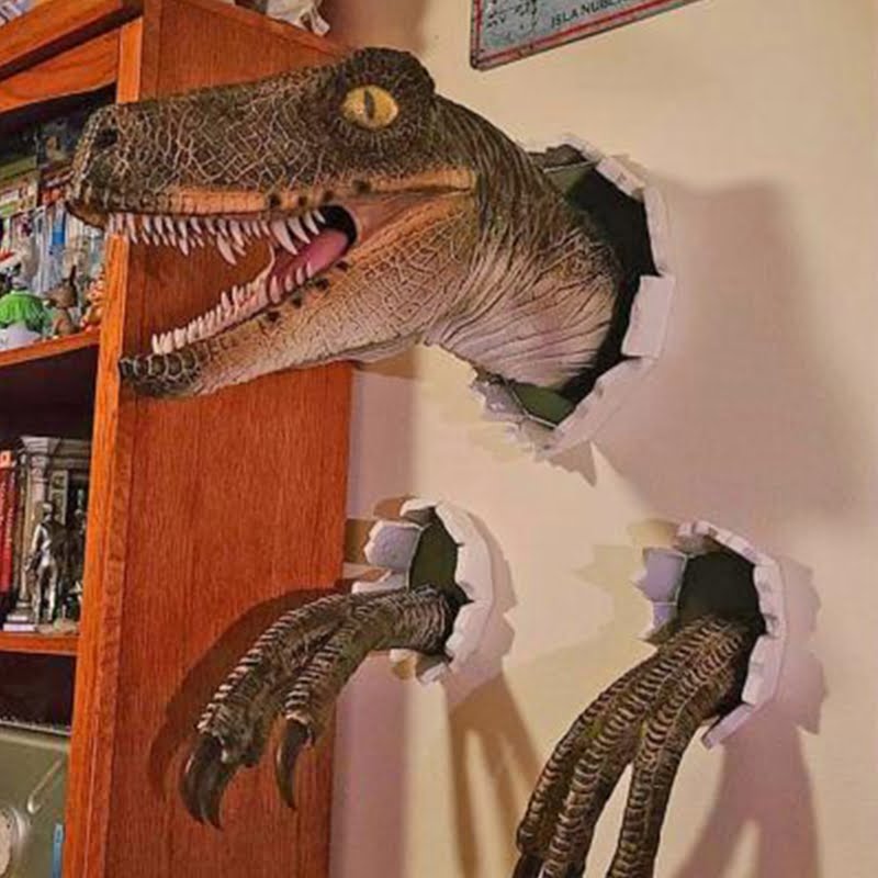 Decoração Parede T-Rex 3D